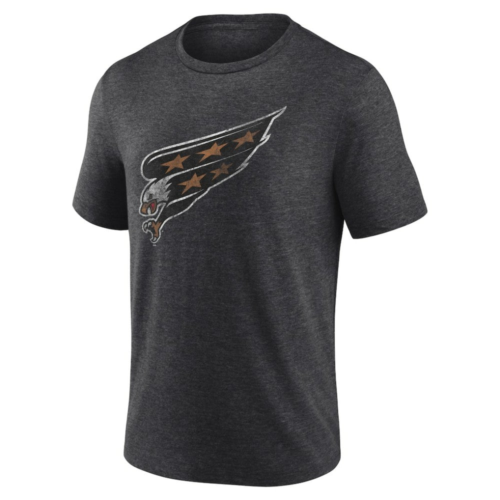 Washington Capitals Wraparound Tri-Blend T-Shirt - Charcoal T-shirts