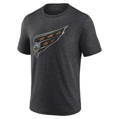 Washington Capitals Wraparound Tri-Blend T-Shirt - Charcoal T-shirts