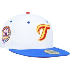 Toronto Blue Jays 30th Anniversary Cherry Lolli 59FIFTY Fitted Hat White/Royal