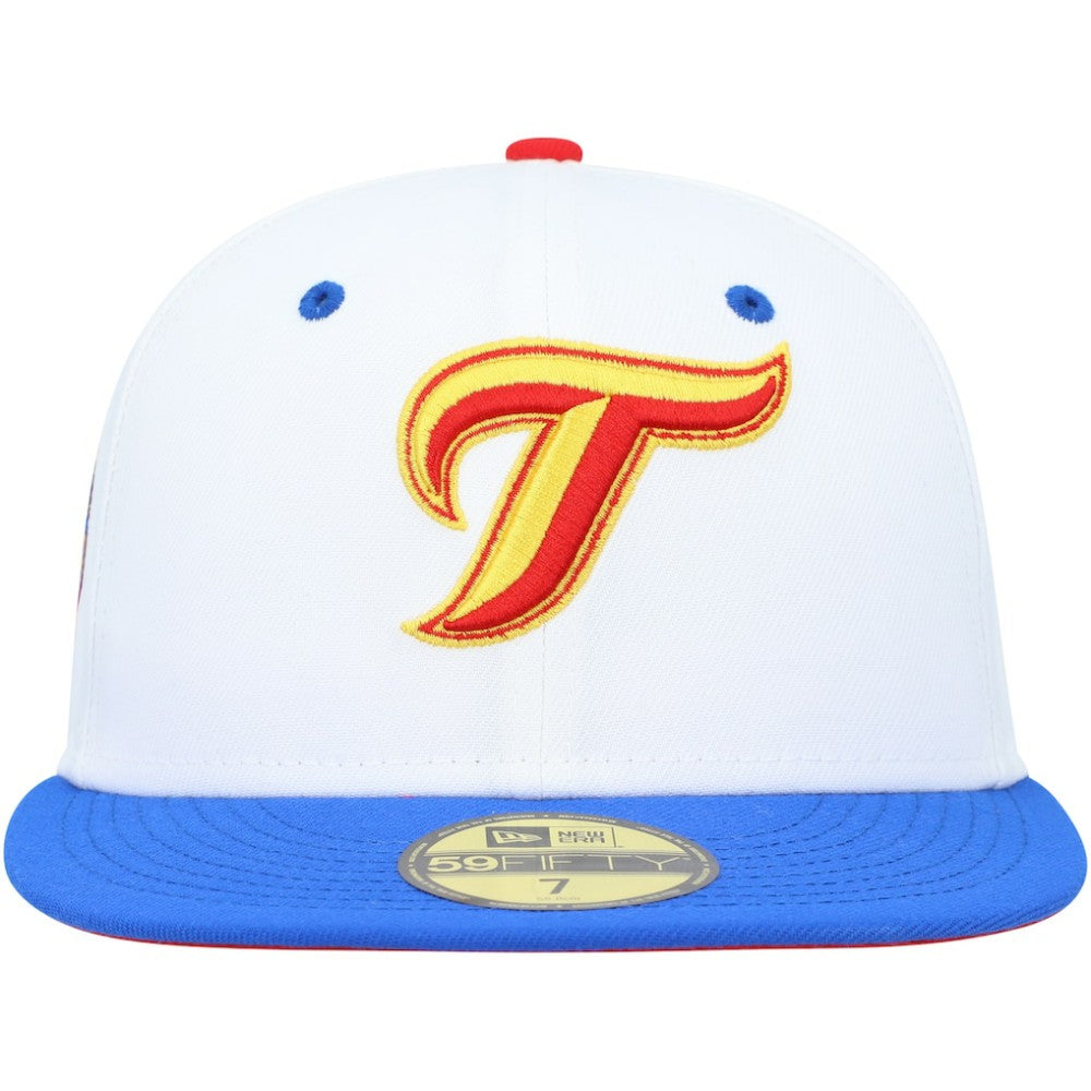 Toronto Blue Jays 30th Anniversary Cherry Lolli 59FIFTY Fitted Hat White/Royal