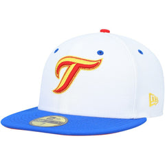 Toronto Blue Jays 30th Anniversary Cherry Lolli 59FIFTY Fitted Hat White/Royal