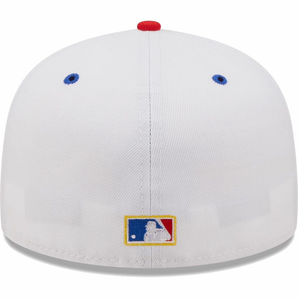 Los Angeles Dodgers 75th World Series Cherry Lolli 59FIFTY Fitted Hat White/Royal
