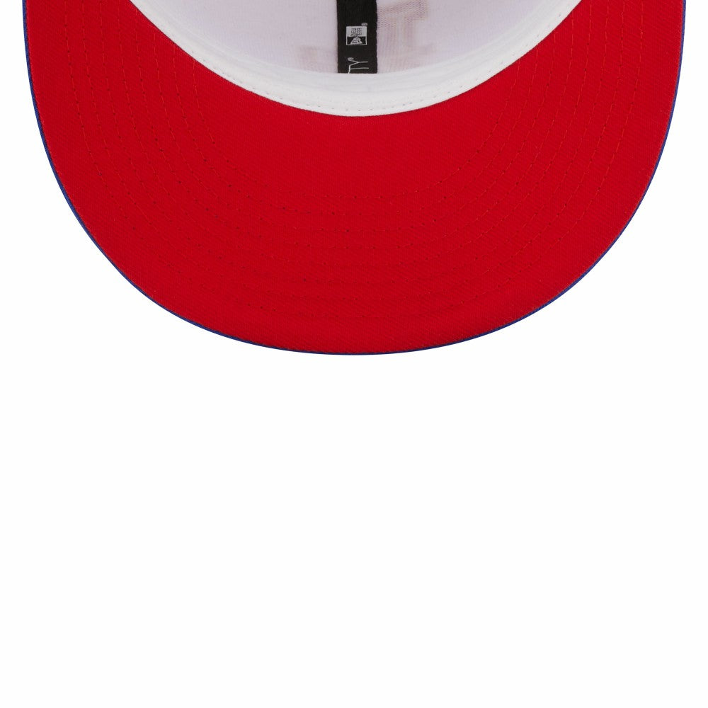 Los Angeles Dodgers 75th World Series Cherry Lolli 59FIFTY Fitted Hat White/Royal