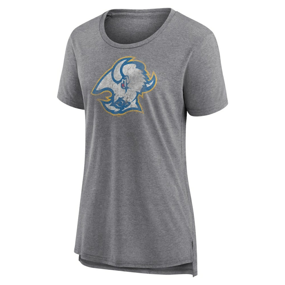 Buffalo Sabres Women's Slow Whistle Tri-Blend T-Shirt - Gray T-shirts