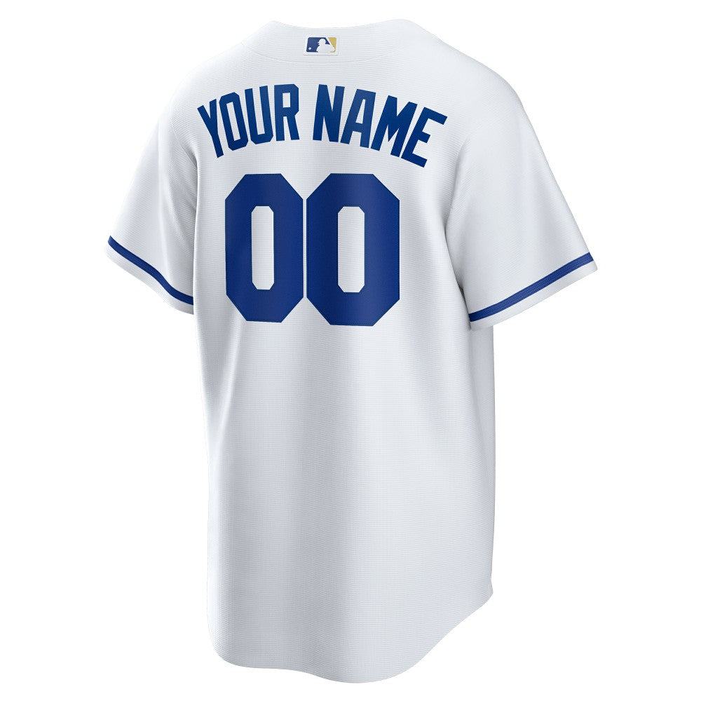 Kansas City Royals Replica Custom Jersey White