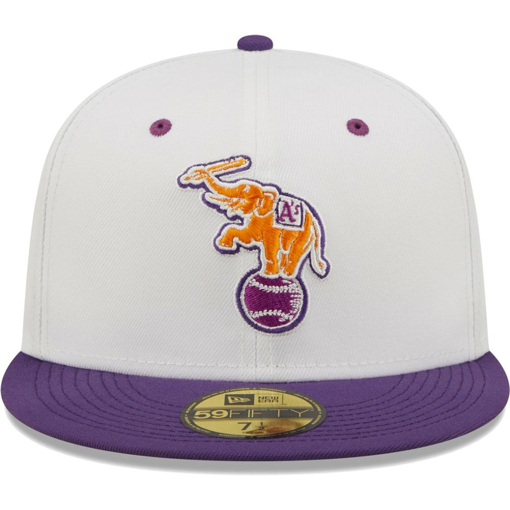 Athletics 30th Season Grape Lolli 59FIFTY Fitted Hat White/Purple