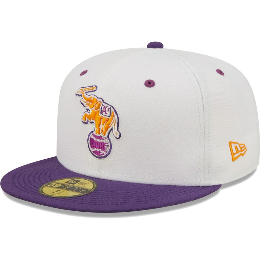 Athletics 30th Season Grape Lolli 59FIFTY Fitted Hat White/Purple