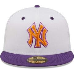 New York Yankees 2000 World Series Grape Lolli 59FIFTY Fitted Hat White/Purple