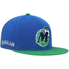 Dallas Mavericks Hardwood Classics Snapback Hat sale - Blue/Green on sale