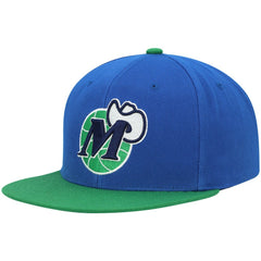 Dallas Mavericks Hardwood Classics Snapback Hat sale - Blue/Green on sale