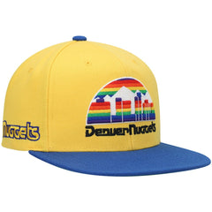 Denver Nuggets Hardwood Classics Snapback Hat sale - Gold/Royal for sale