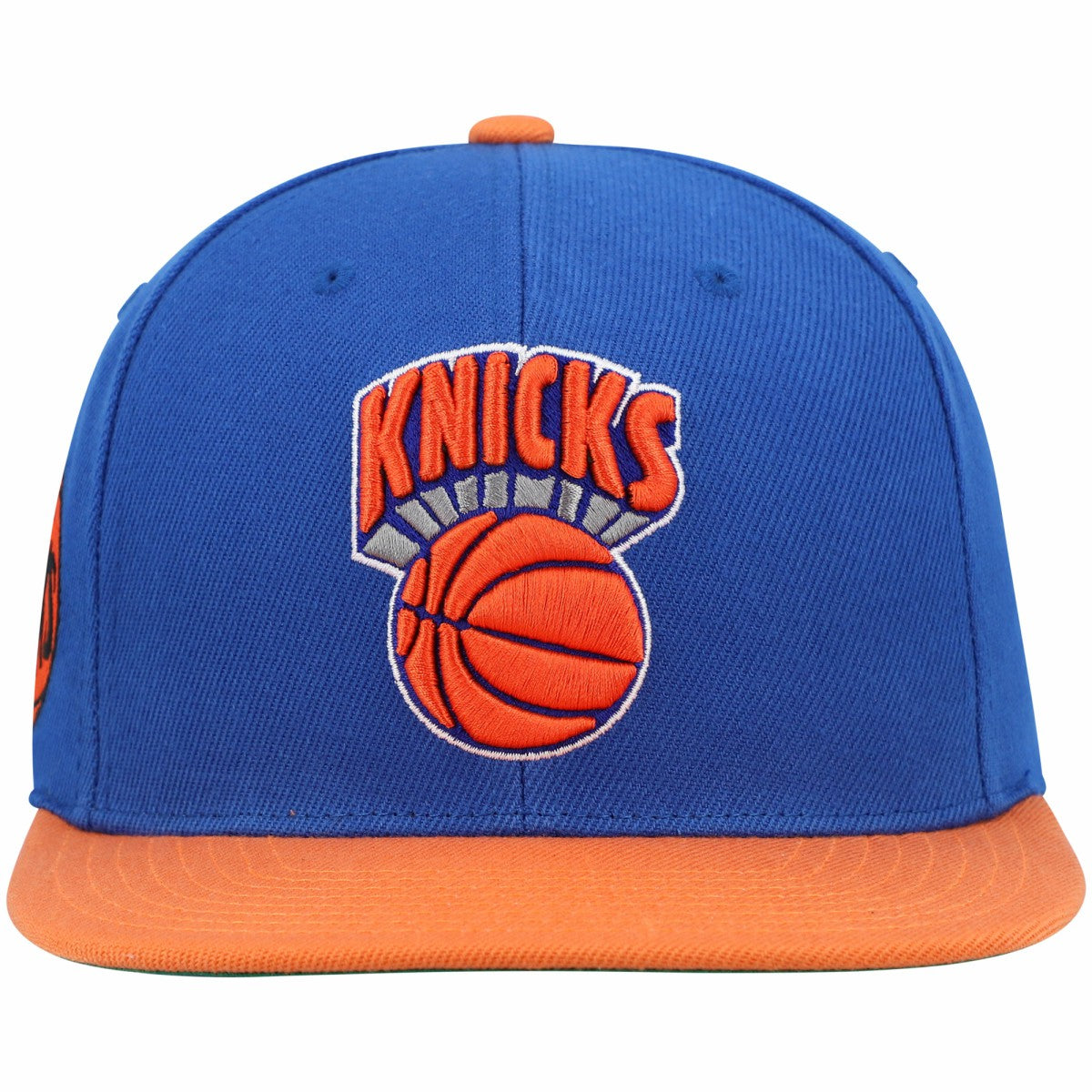 New York Knicks Hardwood Classics Snapback Hat - Blue/Orange shop