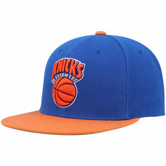 New York Knicks Hardwood Classics Snapback Hat - Blue/Orange shop