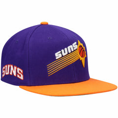 Phoenix Suns Hardwood Classics Snapback Hat - Purple/Orange discount