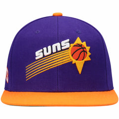 Phoenix Suns Hardwood Classics Snapback Hat - Purple/Orange discount