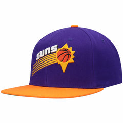 Phoenix Suns Hardwood Classics Snapback Hat - Purple/Orange discount