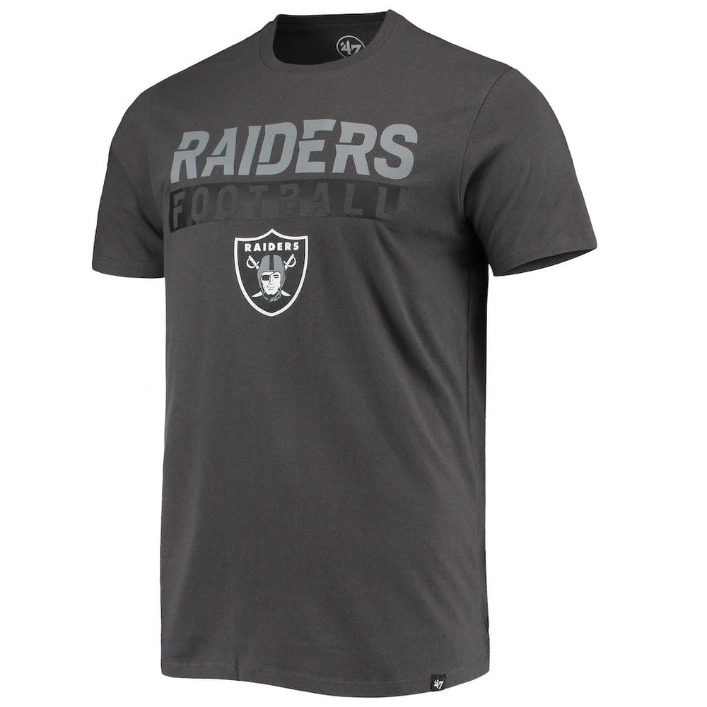 Las Vegas Raiders '47 Dark Ops Super Rival T-Shirt - Charcoal discount