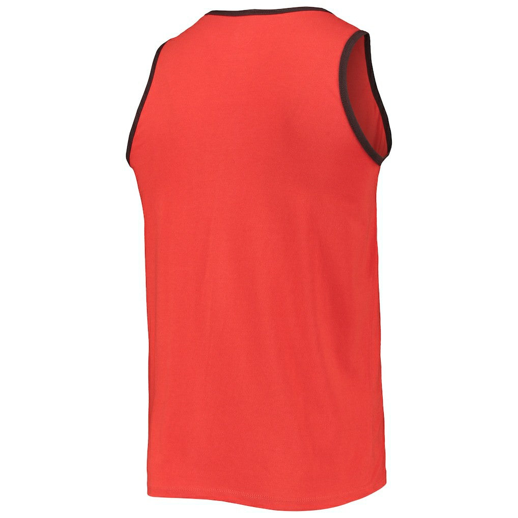 Cleveland Browns '47 Edge Super Rival Tank Top - Orange on sale