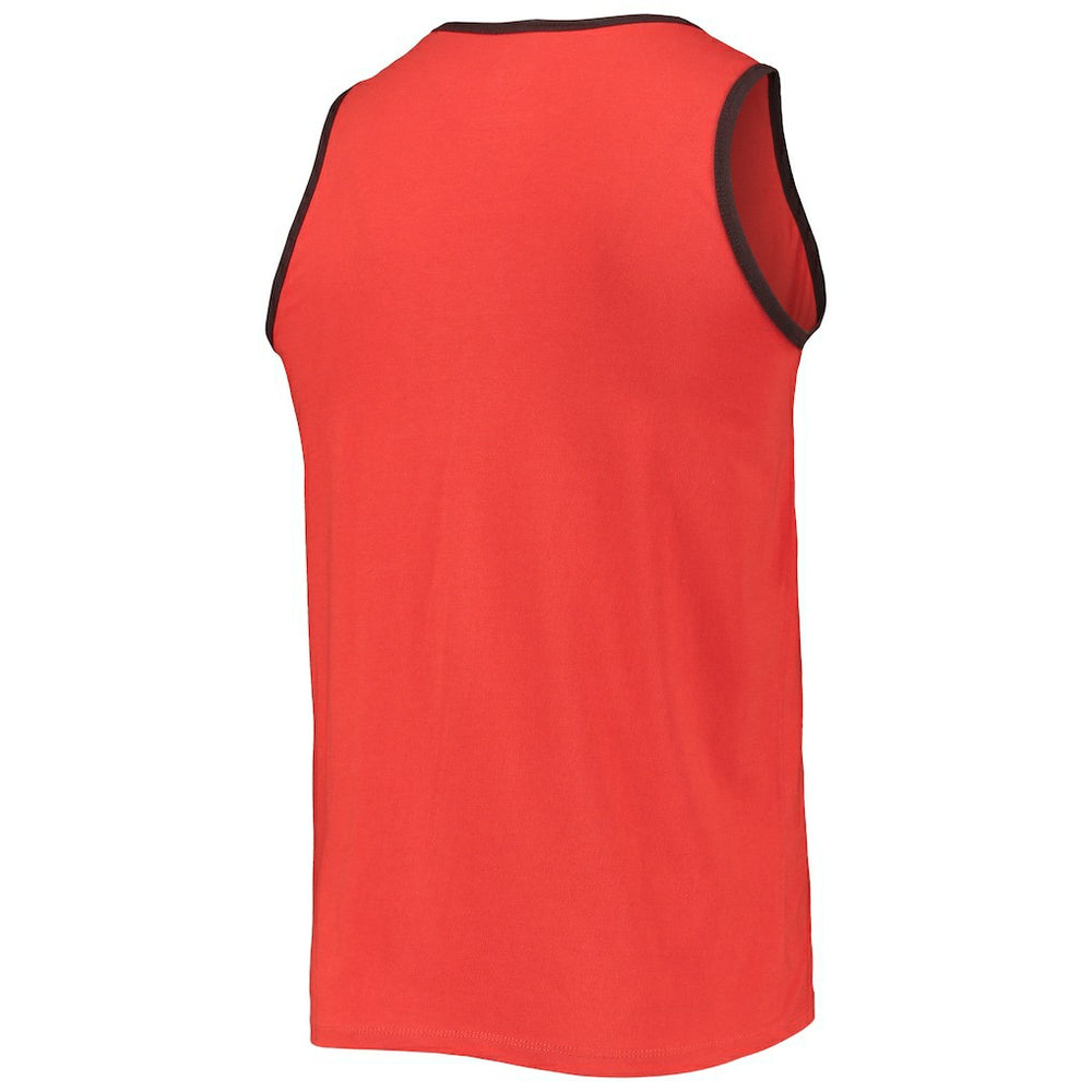 Cleveland Browns '47 Edge Super Rival Tank Top - Orange on sale
