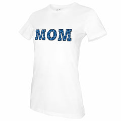 Kansas City Royals Tiny Turnip Women's Mom T-Shirt White