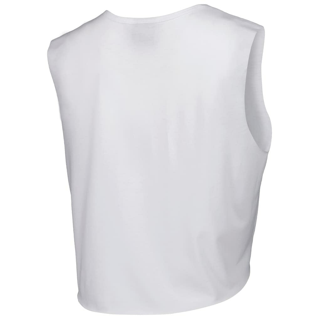 Arizona Cardinals Cuce Women's Sequin Cropped Tank Top - White discount