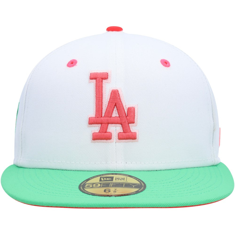 Los Angeles Dodgers  Watermelon Lolli 59FIFTY Fitted Hat White/Green