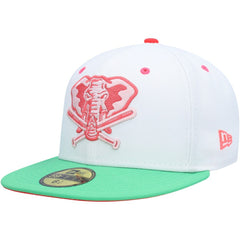 Athletics Alternate Logo Watermelon Lolli 59FIFTY Fitted Hat White/Green