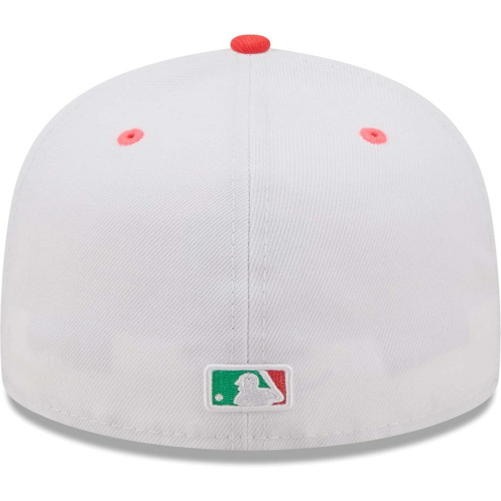Los Angeles Dodgers 50th Anniversary in Los Angeles Watermelon Lolli 59FIFTY Fitted Hat White/Green