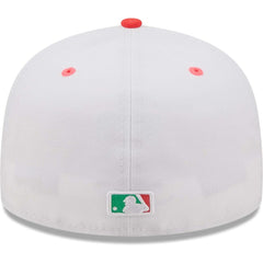 Los Angeles Dodgers 50th Anniversary in Los Angeles Watermelon Lolli 59FIFTY Fitted Hat White/Green