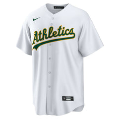 Athletics Home Blank Replica Jersey White