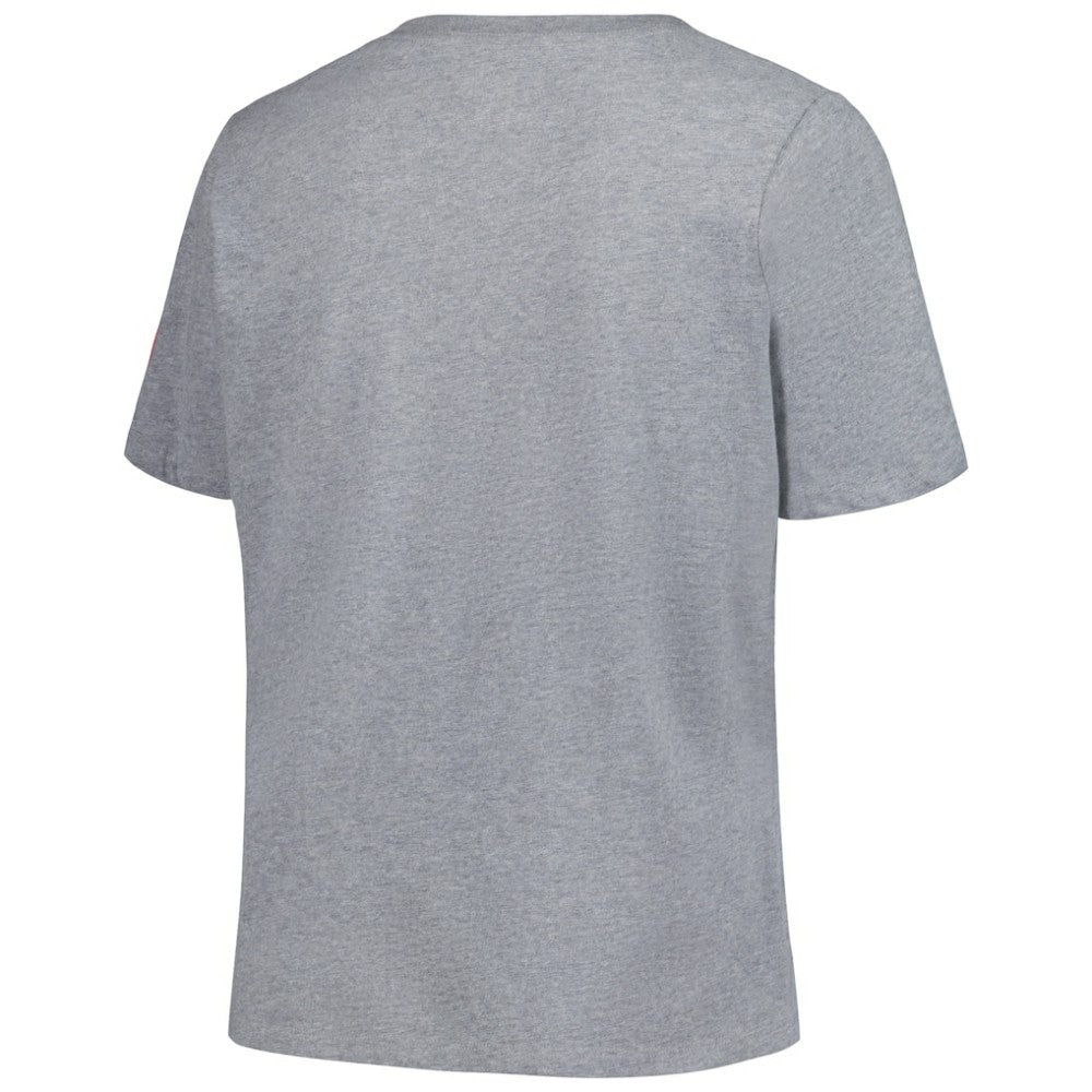 Colorado Rockies Women's City Connect Plus Size V-Neck T-Shirt Gray