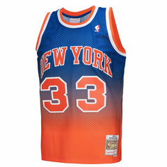 Patrick Ewing New York Knicks 1991/92 Hardwood Classics Fadeaway Swingman Player Jersey - Orange/Royal shop