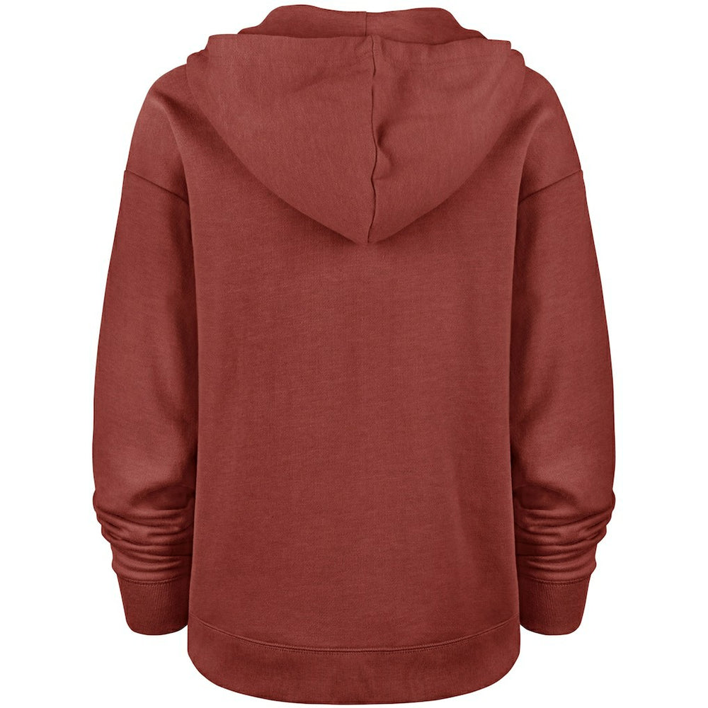 Washington Commanders '47 Women's Color Rise Kennedy Pullover V-Neck Hoodie - Heathered Burgundy outlet