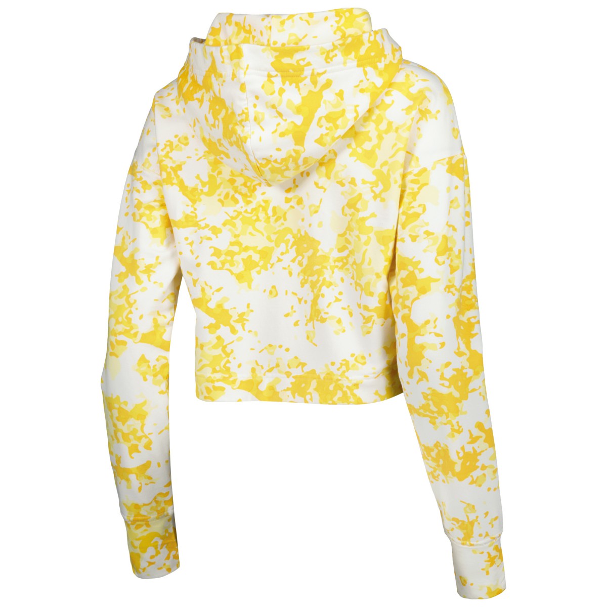 Los Angeles Lakers Lusso Women's Maia Tri-Blend Cropped Quarter-Zip Top - Gold/White on sale