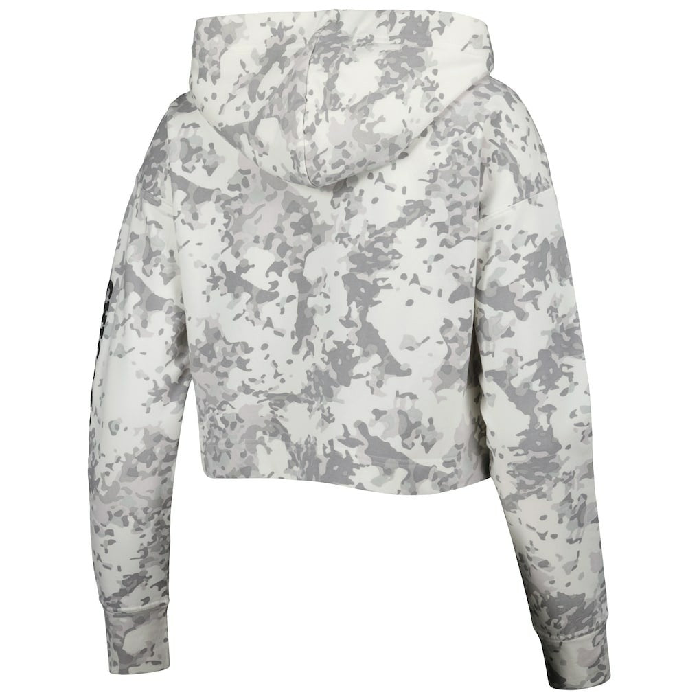 Chicago Bulls Lusso Women's Maia Tri-Blend Cropped Quarter-Zip Top sale - Gray/White sale
