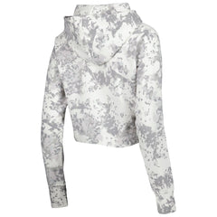 Phoenix Suns Lusso Women's Maia Tri-Blend Cropped Quarter-Zip Top - Gray/White cheap
