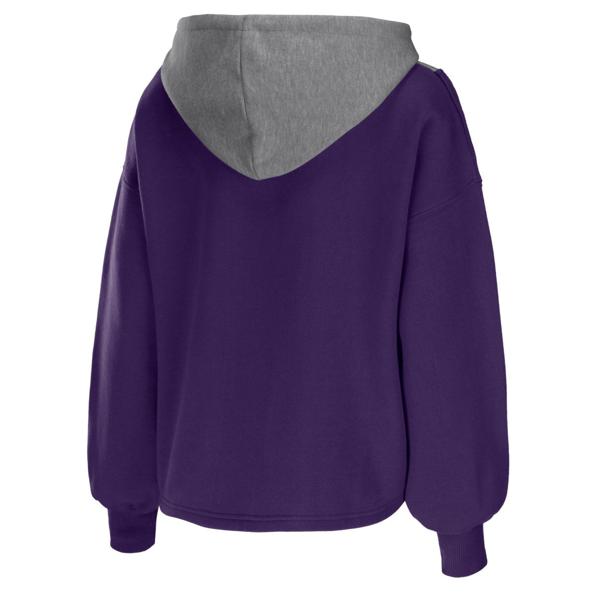 Phoenix Suns WEAR by Erin Andrews Women's Pieced Quarter-Zip Hoodie Jacket - Purple discount