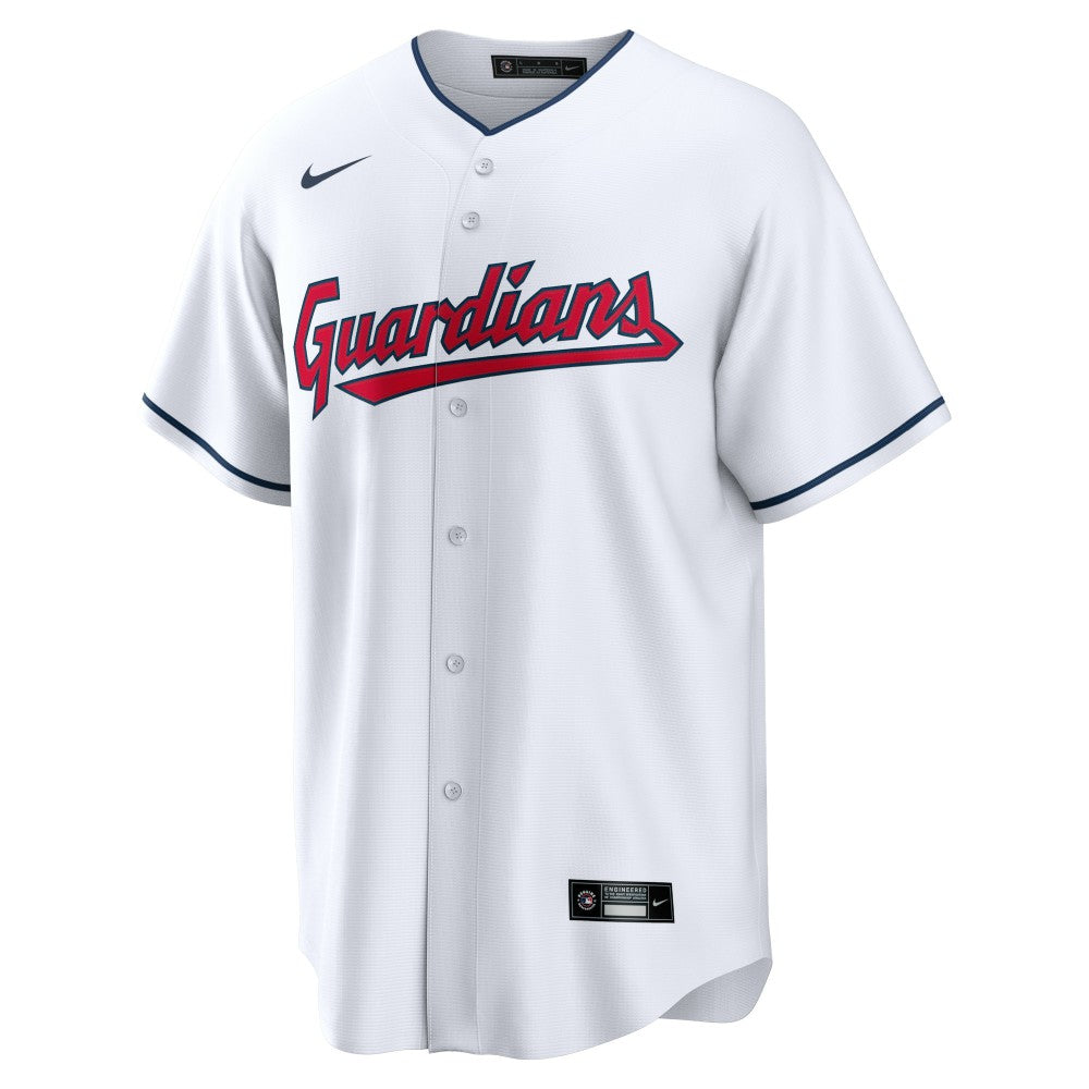 Cleveland Guardians Home Blank Replica Jersey White