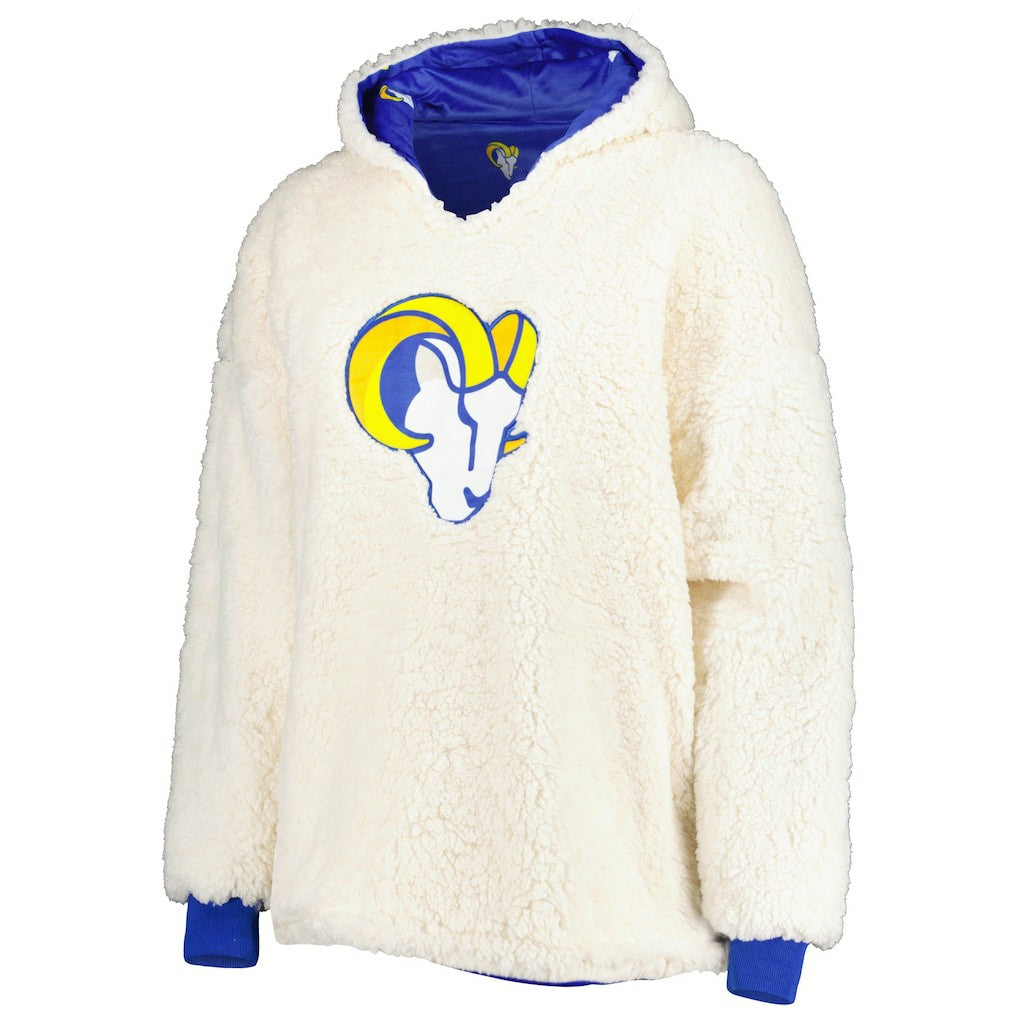 Los Angeles Rams FOCO Repeat Print Reversible Hoodeez discount