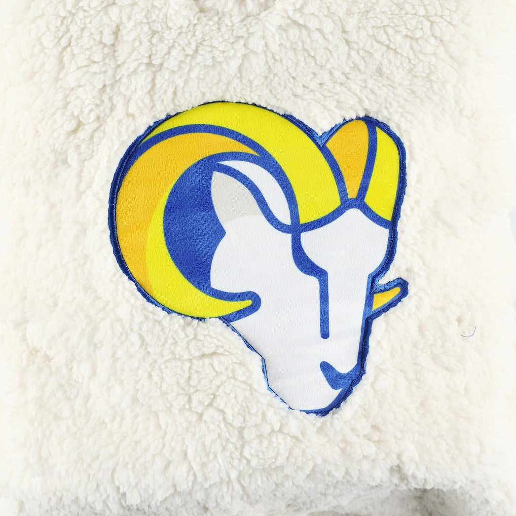 Los Angeles Rams FOCO Repeat Print Reversible Hoodeez discount