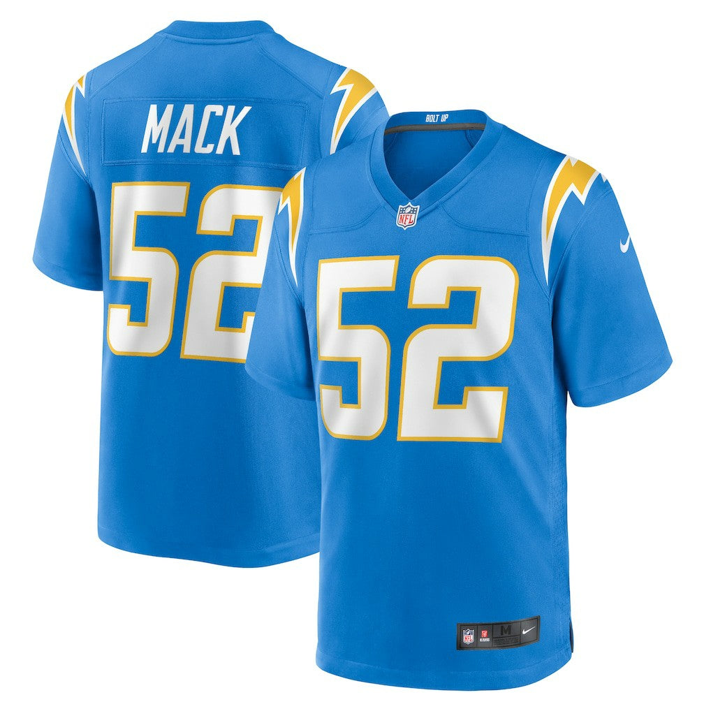 Khalil Mack Los Angeles Chargers Game Jersey - Powder Blue for sale