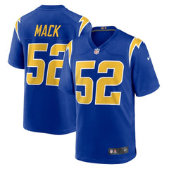 Khalil Mack Los Angeles Chargers Alternate Game Jersey - Royal outlet