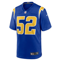 Khalil Mack Los Angeles Chargers Alternate Game Jersey - Royal outlet