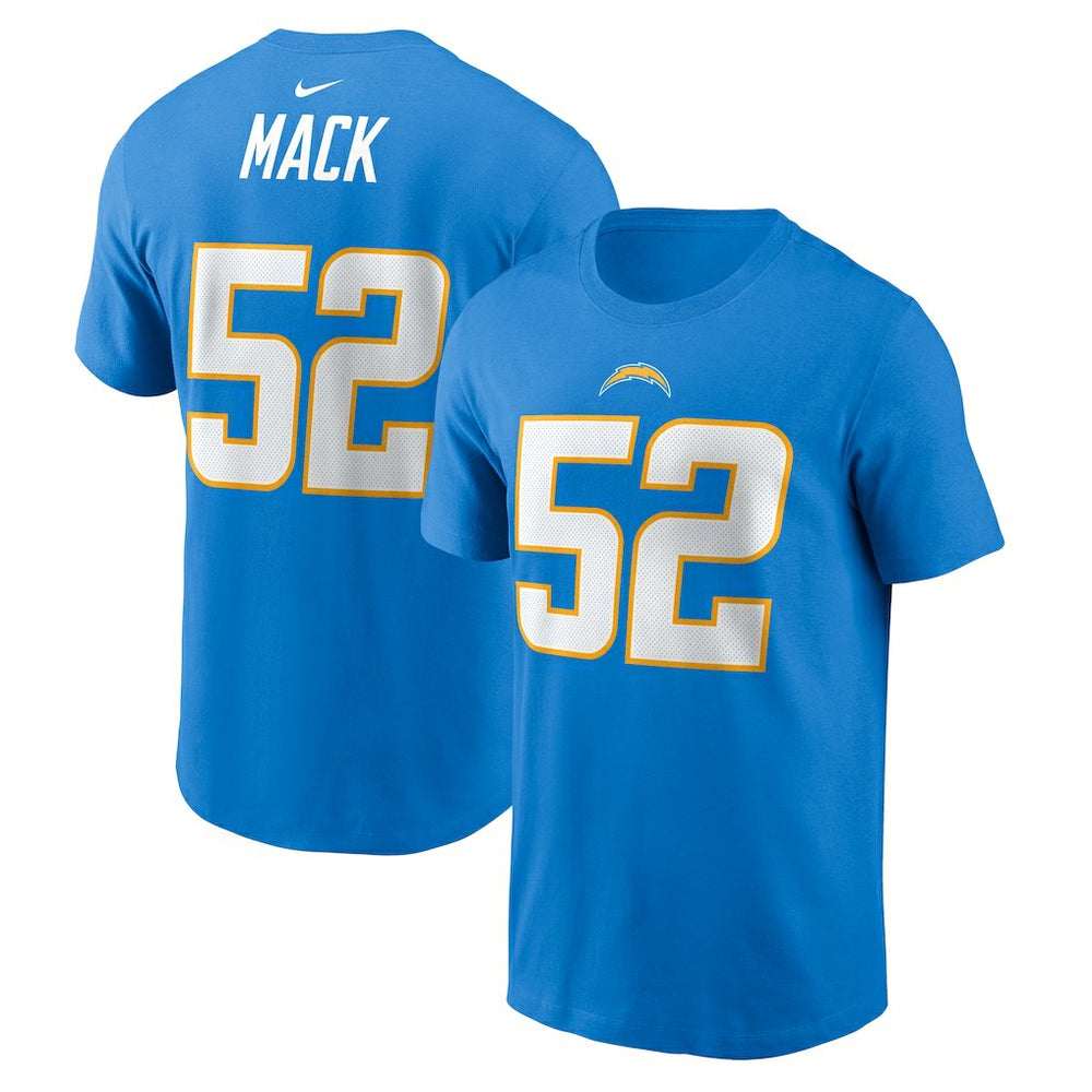 Khalil Mack Los Angeles Chargers Player Name & Number T-Shirt - Powder Blue cheap