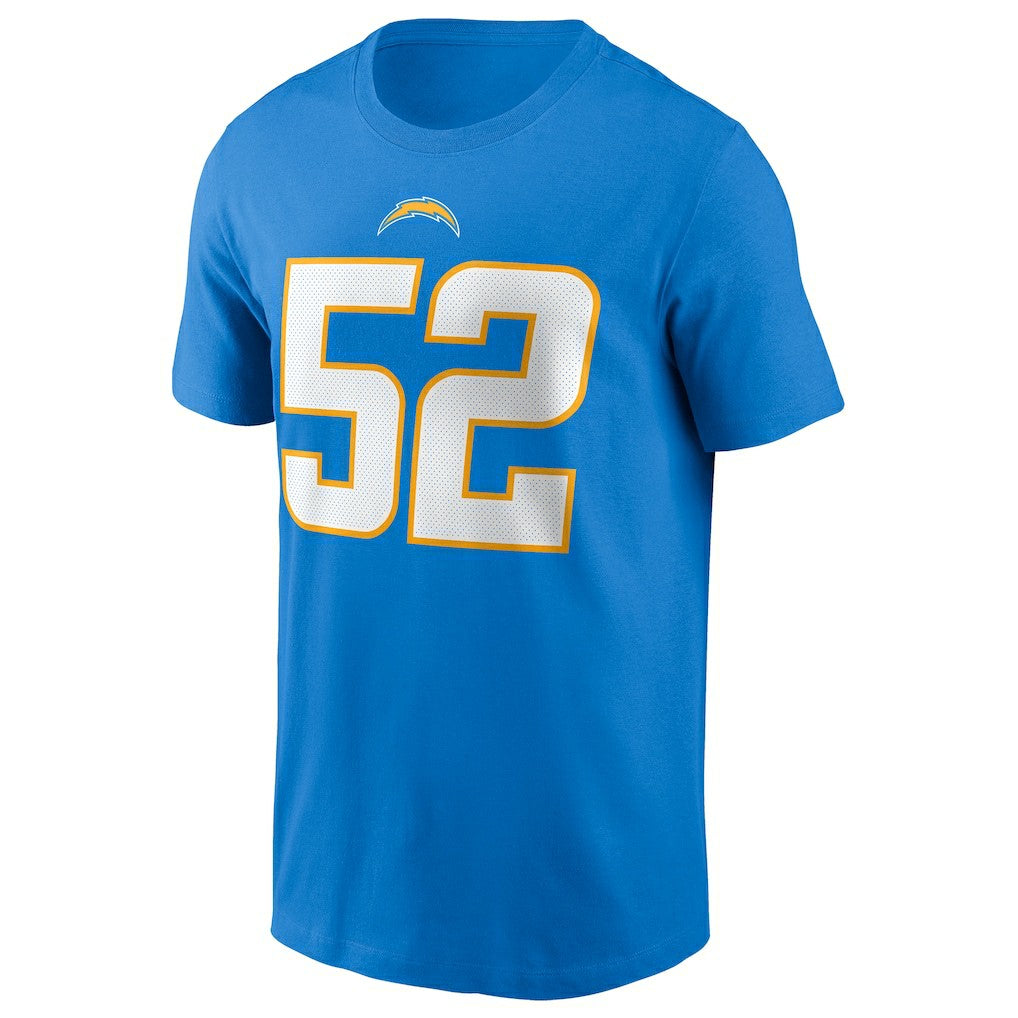 Khalil Mack Los Angeles Chargers Player Name & Number T-Shirt - Powder Blue cheap