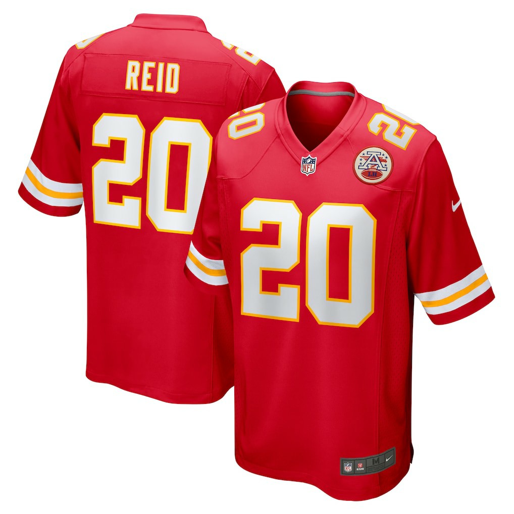 Justin Reid Kansas City Chiefs Game Jersey - Red on sale