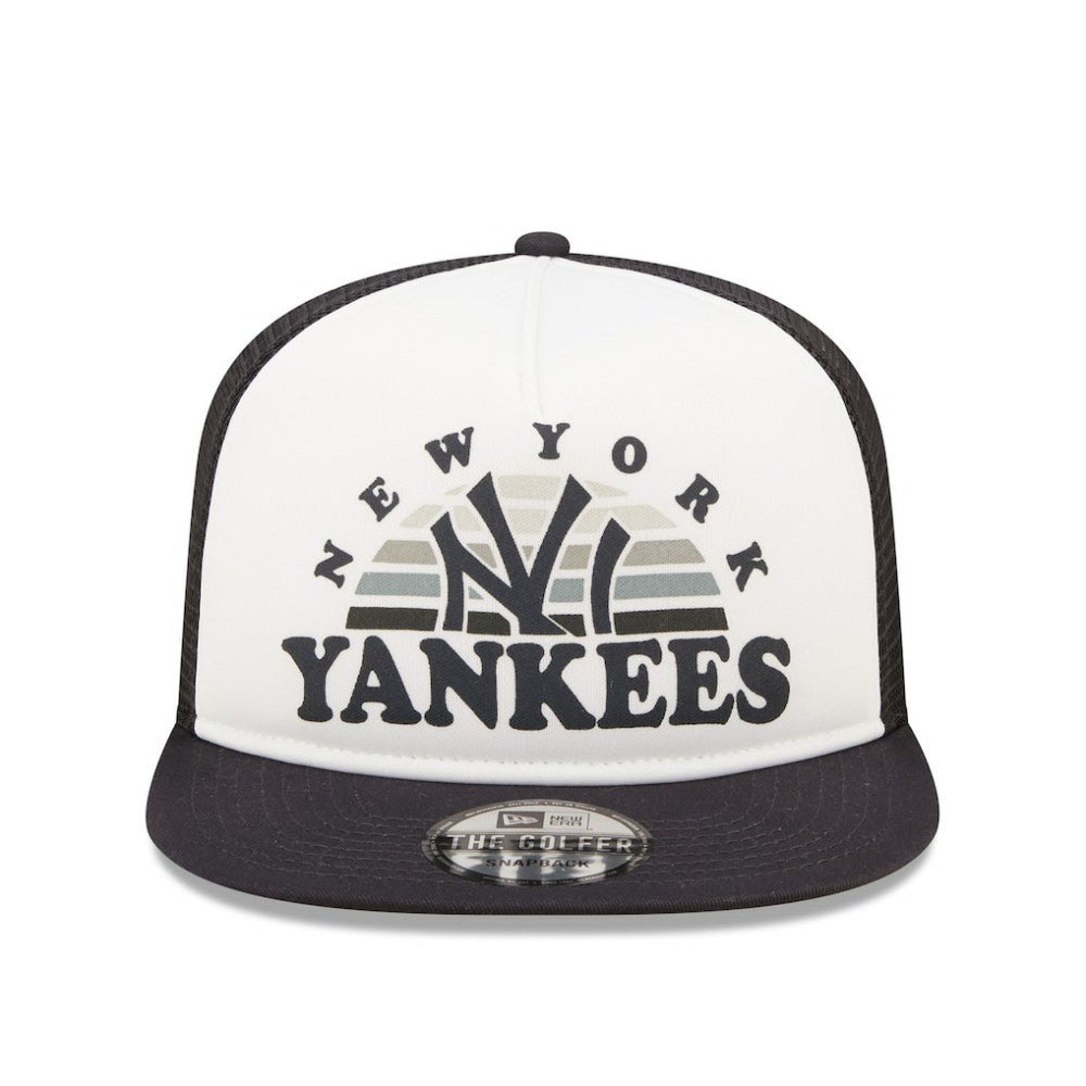 New York Yankees Gradient Golfer 9FIFTY Snapback Hat White/Navy