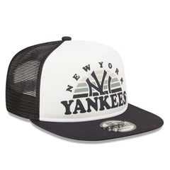 New York Yankees Gradient Golfer 9FIFTY Snapback Hat White/Navy
