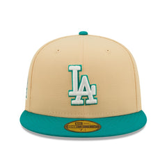 Los Angeles Dodgers  Mango Forest 59FIFTY fitted hat Natural/Teal