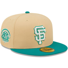 San Francisco Giants  Mango Forest 59FIFTY fitted hat Natural/Teal